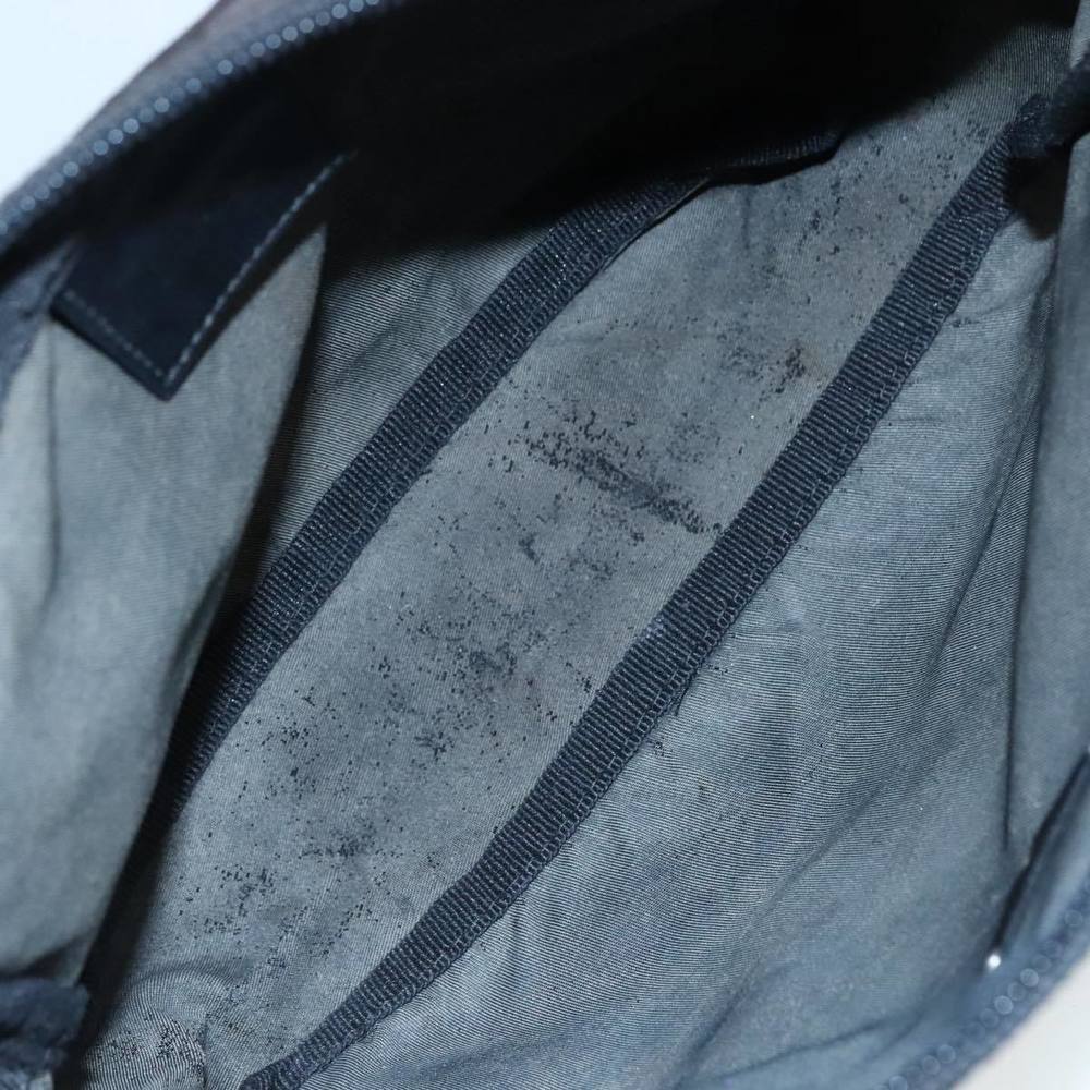 PRADA Pouch Nylon Black Silver Auth bs20983 - Picture 10 of 16